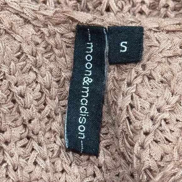 Moon & Madison Knit Brown Tank Top Women’s Small - Picture 3 of 4